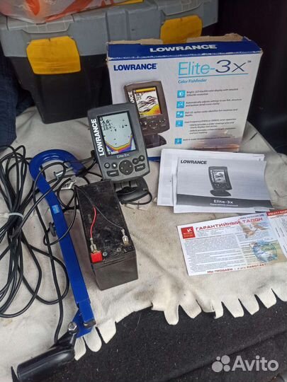 Эхолот lowrance elite 3x