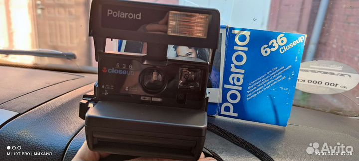 Polaroid 636 closeup