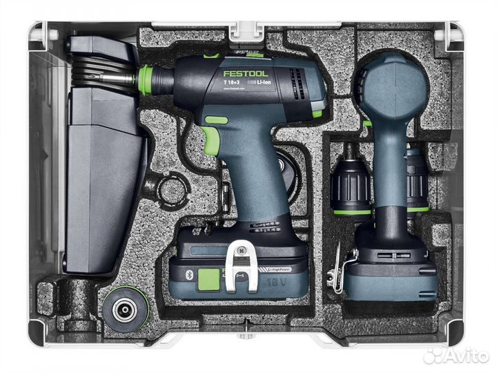 Комплект Festool TID 18 HPC 4,0 I-Set + T18