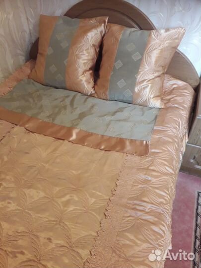 Набор для спальной :шторы и покрывало, 2 наволочки