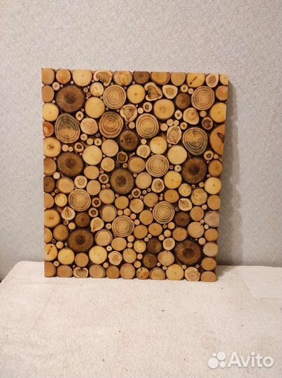 Панно для бани из спилов