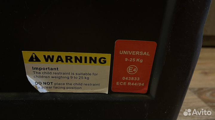 Автомобильное детское кресло от 9 до 25 кг