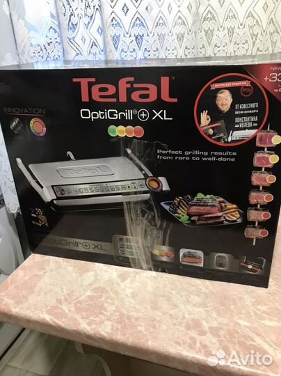 Гриль tefal optigrill xl