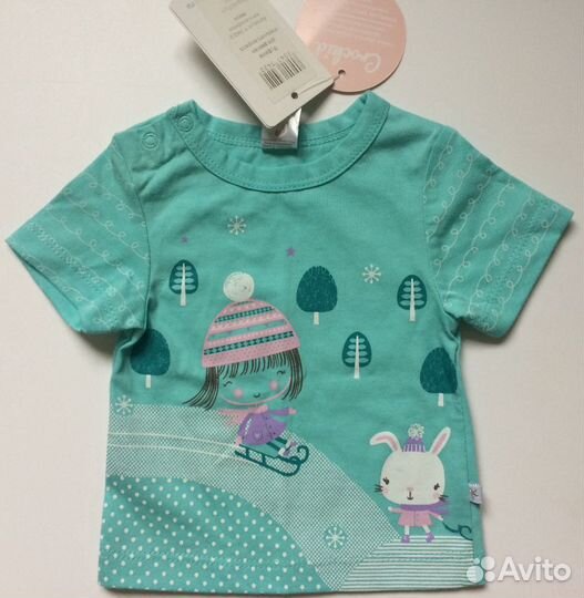 Футболка crockid рост 56 см