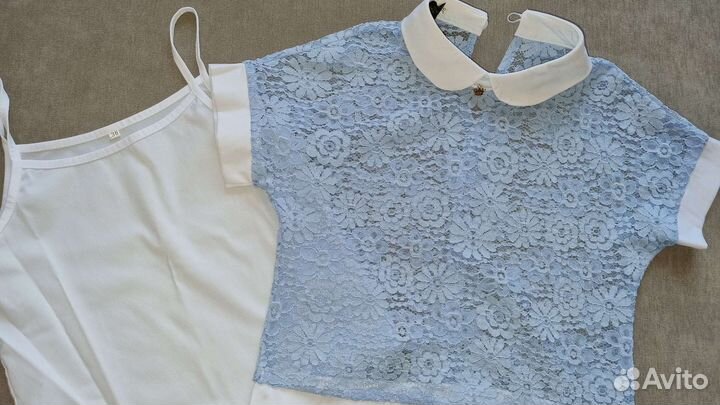 Блузка для девочки школьная