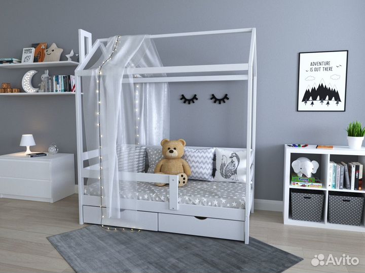 Кровать домик от 160/80 до 200/90