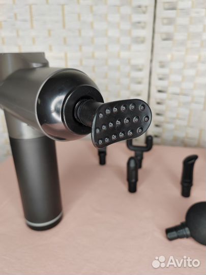 Перкуссионный массажёр 8 насадок