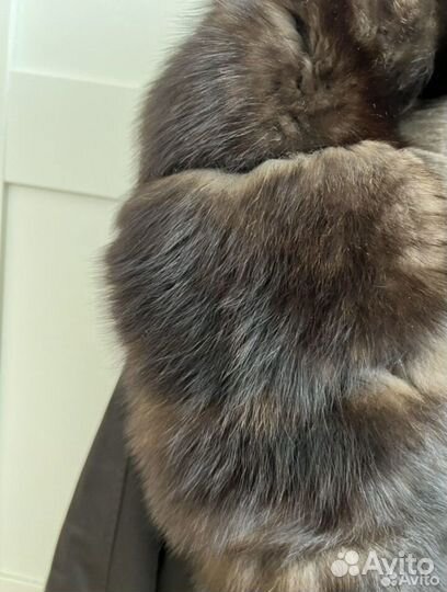 Парка с натуральным мехом 44 46 48