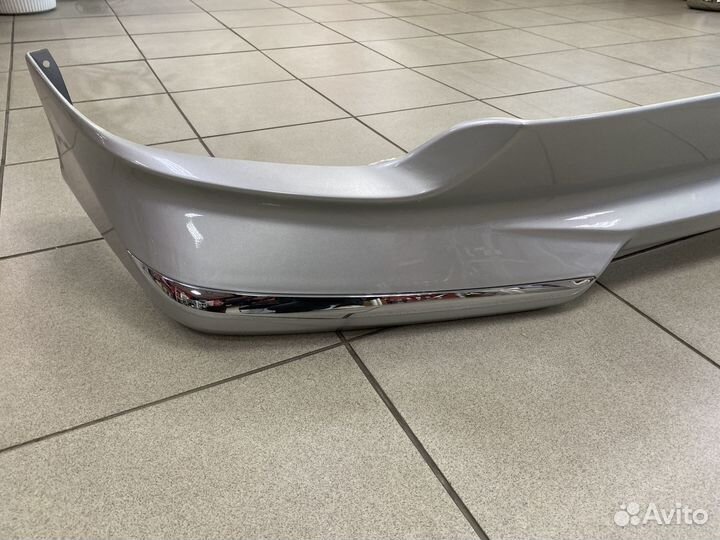 Юбка передняя серебро Land Cruiser 200 2012+