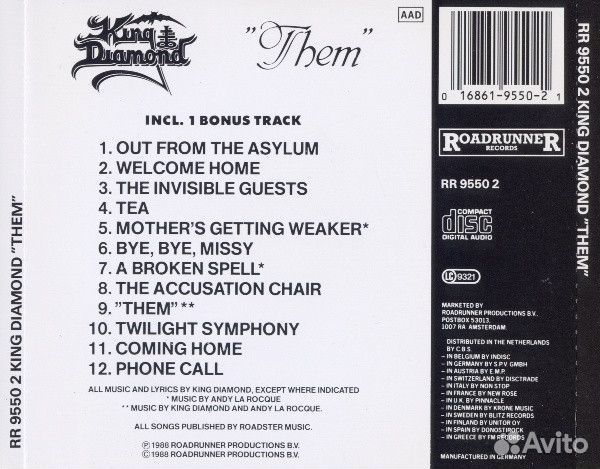 Cd King Diamond 1988