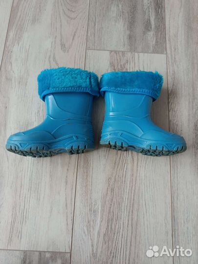 Резиновые сапоги Каури 23 размер утеплённые