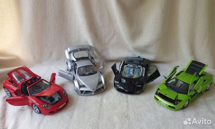 1:18 Porsche, Prima, Ford, Lamborghini