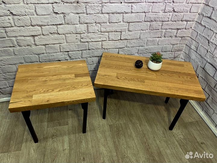 Журнальные столики из дуба