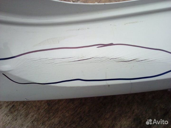 Бампер задний Volkswagen Polo sedan 2011