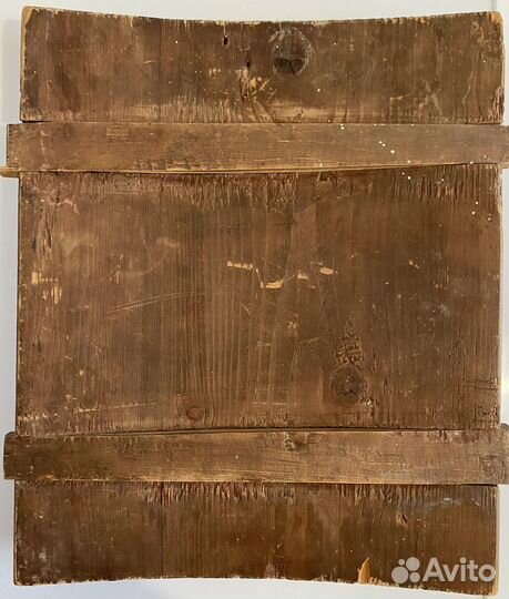 Икона праздники 19 век сусальное золото