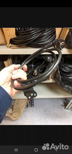 Кабель с13 3х1.5 2 шт