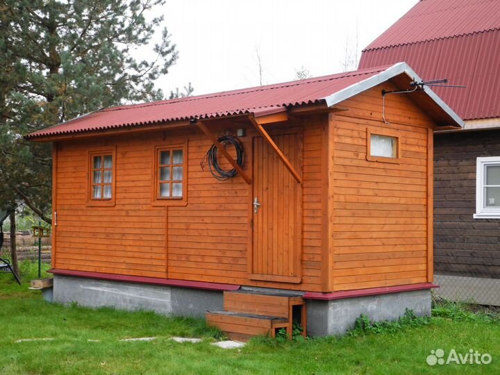 Бытовка 2.3х5.8м. дачная 