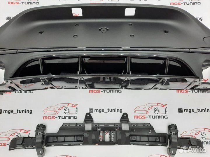 Диффузор на GLC-Coupe c253 рест. Стиль 63 AMG