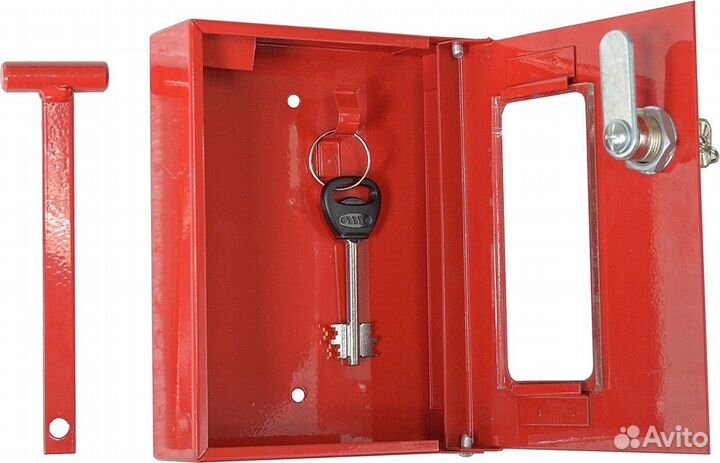 Ключница пожарная кл-1 металлическая со стеклом