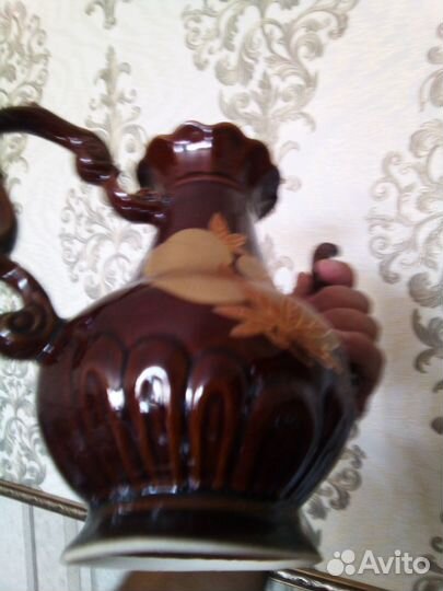 Чайный сервиз керамика 5 чашек золотая роспись