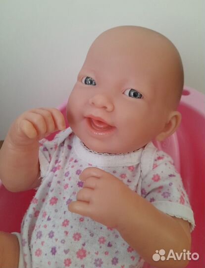 Кукла - пупс с ванночкой Вerenguer. (Испания)