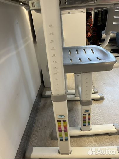 Растущая парта + стул + подставка для книг