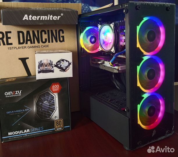 Игровой пк,GTX 1660 super 6гб,DDR4 16гб,SSD 500гб