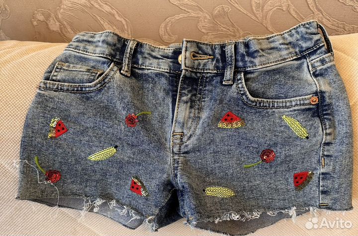 Джинсовые шорты для девочки