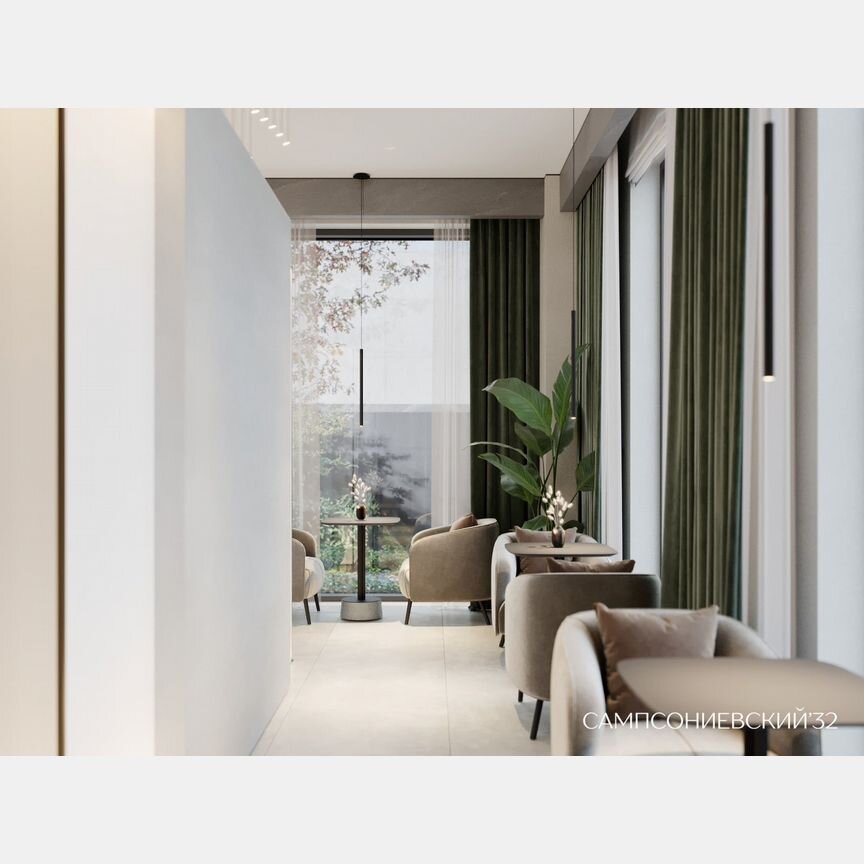 2-к. квартира, 76,9 м², 9/10 эт.