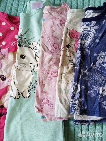 Пакет одежды на девочку от 86до 104