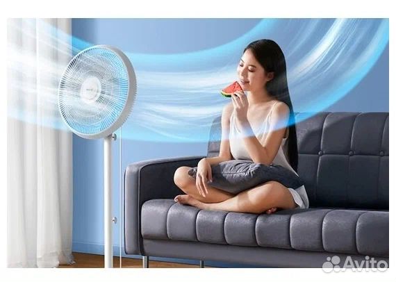 Вентилятор напольный Deerma DEM-FD15W (White) RU