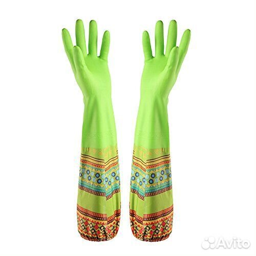 Торг. Длинные перчатки для уборки на кухне, ванной