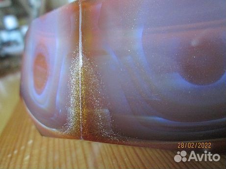 Пепельница двухслойное стекло (чсср)