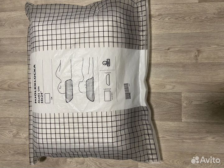Ортопедическая подушка IKEA Мьёлкклокка, 41х61 см