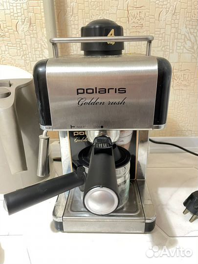 Кофеварка рожковая polaris