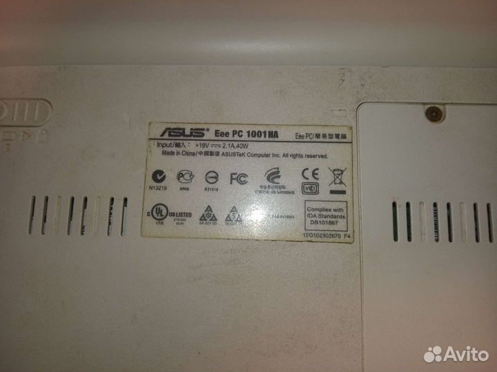 Нетбук asus eee