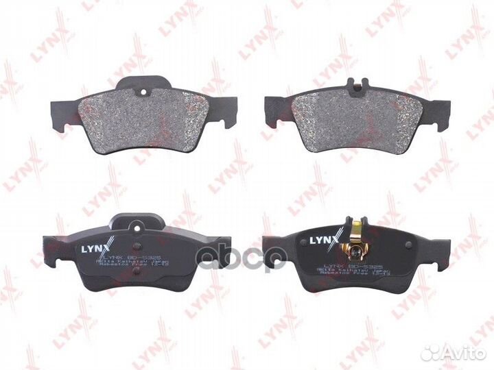 Колодки тормозные MB W211/W212/W221 02- задн. B