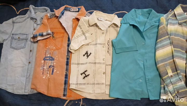 Рубашки на мальчика для школы