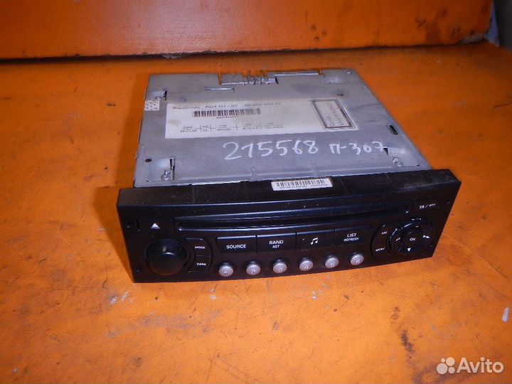 Магнитола, Peugeot (Пежо) -307 (01-07)