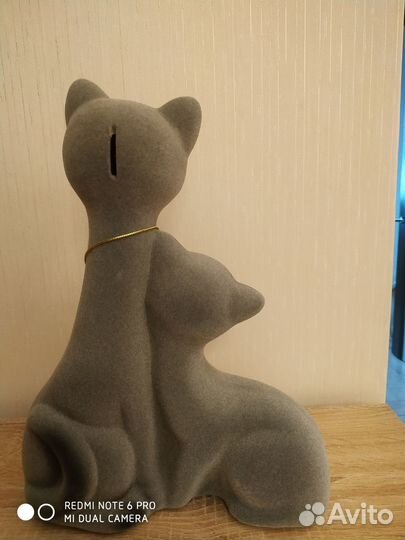 Копилка Кошка с котятами