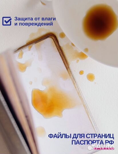 Защитные обложки (файлы) для страниц паспорта