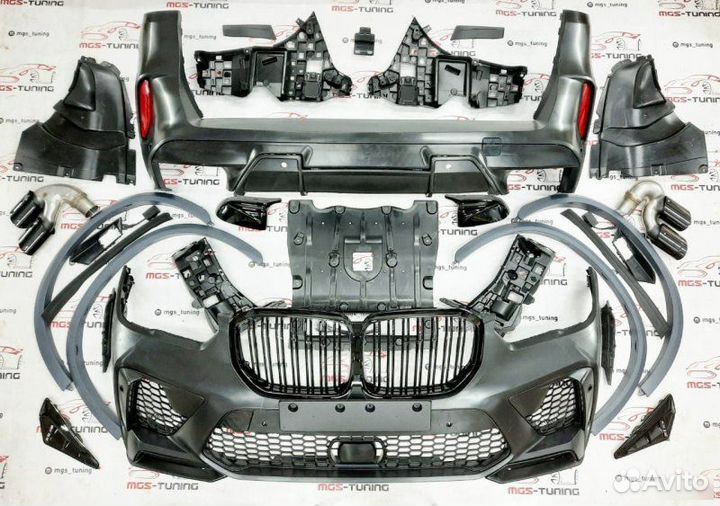 Полный комплект обвеса на BMW X5 G05 стиль X5M F95