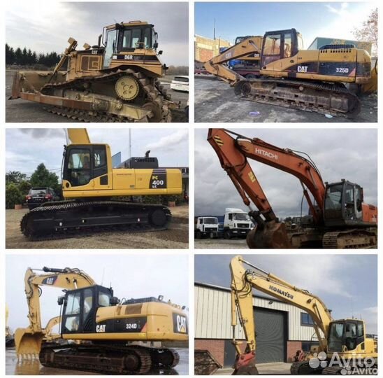 Разборка экскаваторов caterpillar/komatsu/hitachi