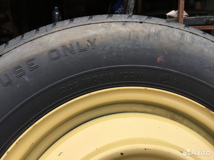 Шины запасное колесо dunlop Inflate 205/80/R16 100