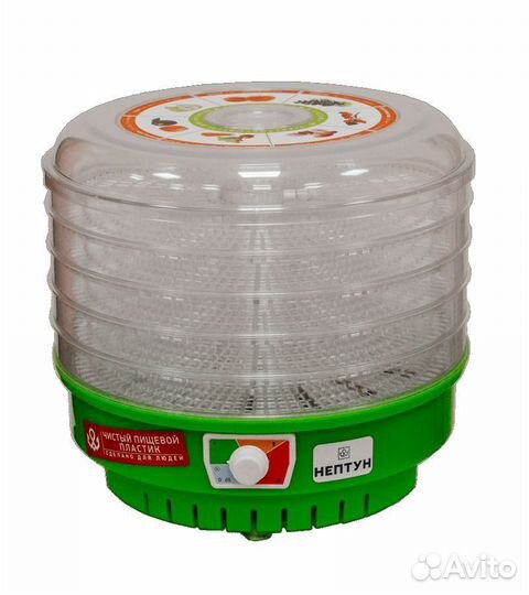 Сушилка для овощей и грибов Нептун-5 (прозрачная)