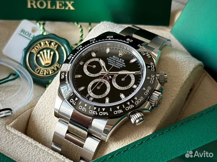 Часы Rolex Daytona чёрные