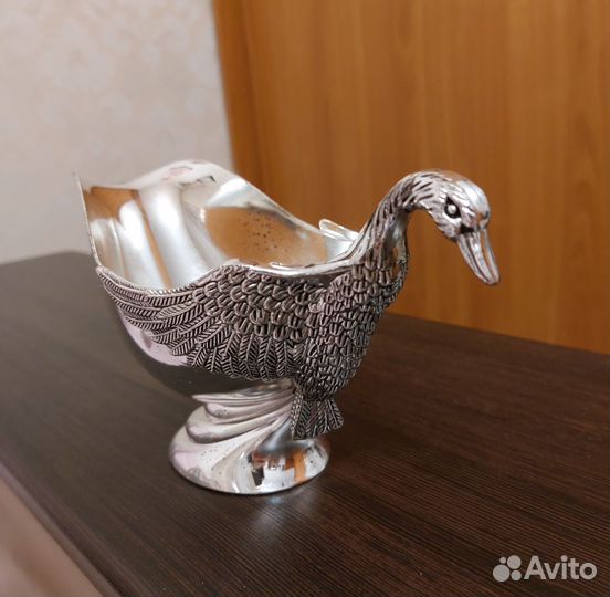 Вазочка металлическая Лебедь, Rosenberg, Германия