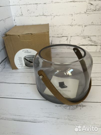 Подсвечник Marlon L стеклянный Philippi