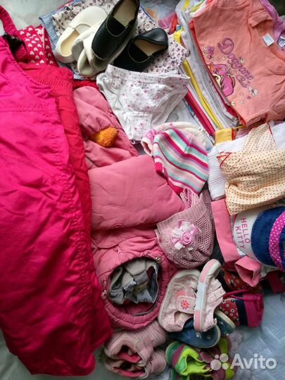 Вещи для девочек, пакетом с 1-3 лет