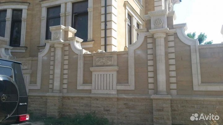 Облицовка домов Дагестанским камнем